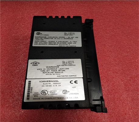 IC660BBA026 GE Fanuc GE Genius Akım Kaynağı Analog Giriş Bloğu 24 48VDC General Electric