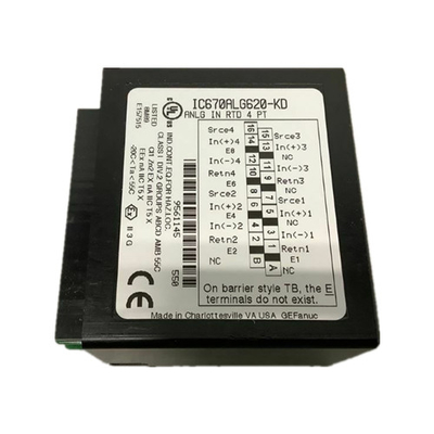 IC670ALG620 GE Fanuc GE Alan Kontrolü 4 Kanallı RTD Analog Giriş İzoleli 3 Telli General Electric