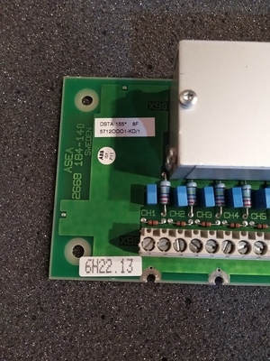 DSTA155P ABB S100 I/O Sonlandırma Üniteleri Bağlantı Ünitesi PLC Yedek Parçaları 3BSE018323R1​