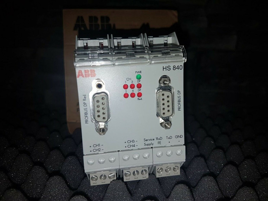 HS840 ABB PROFIBUS Bağlantı Cihazı Yedeklilik PLC Yedek Parçalı 4 Kanal Ana İstasyon 3BDH000307R0101