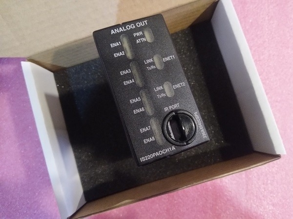GE IS220PAOCH1A Mark VIe Analog Çıkış Modülü 0-20 mA, 900 Ω'ya kadar PLC Modülü