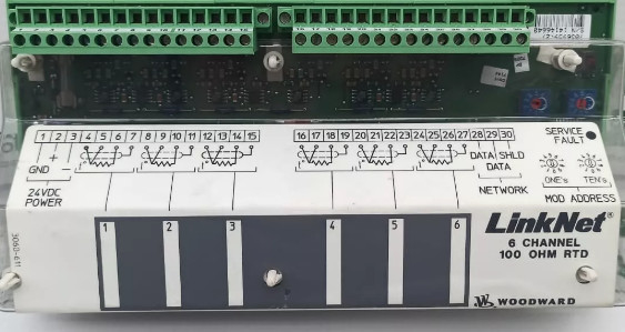 Woodward 9905-970 6 Kanal Giriş Modülü 24 Vdc -40°C'den +85°C'ye