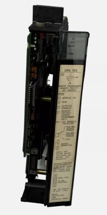 IC697CPU731 GE 12 MHz 32 Kbyte Merkezi İşlem Birimi Tek Slot CPU 512 Girişler ve Çıkışlar