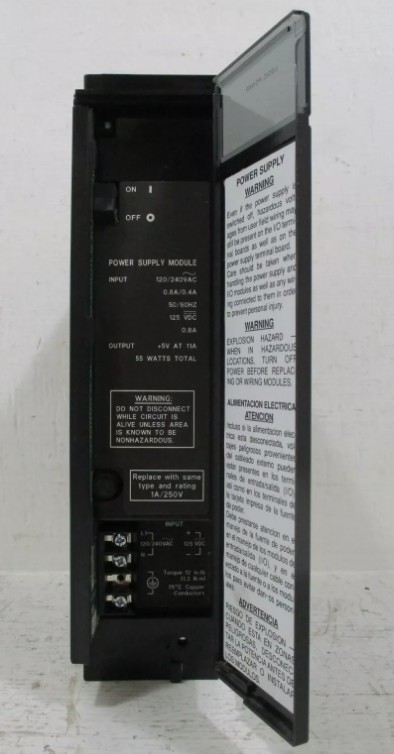 IC697PWR710 GE Programlanabilir Kontrolör Güç Tedarik Modülü 55 W 120/240 VAC 125 VDC