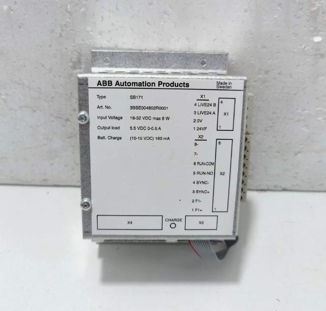 SB171 3BSE004802R1 ABB Yedek güç kaynağı 12V 4 Ah Endüstriyel Kontrol Sistemleri İçin