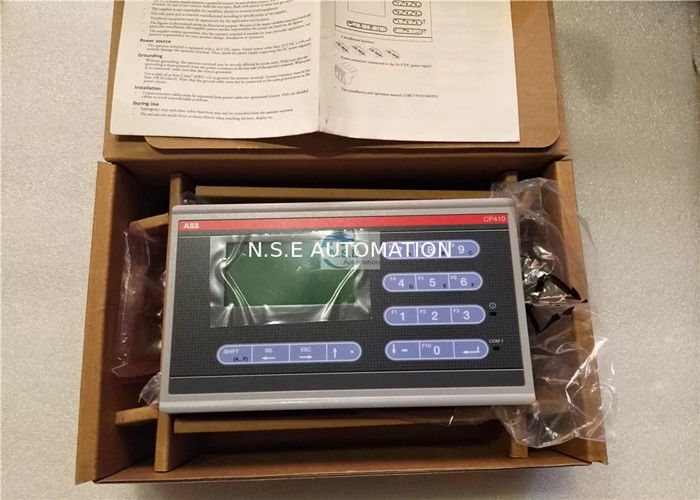 CP410M ABB PLC Kontrol Paneli 16 fonksiyon tuşu 3'' LCD Grafik Monokrom I/O DCS 1SBP260181R1001