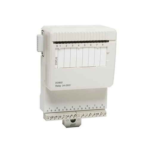 DO802 ABB Dijital Çıkış Rölesi 8ch 24-230V DC AC PLC Yedek Parça 3BSE022364R1