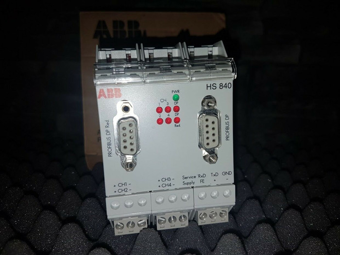 HS840 ABB PROFIBUS Bağlantı Cihazı Yedeklilik PLC Yedek Parçalı 4 Kanal Ana İstasyon 3BDH000307R0101
